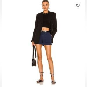 GUC Nili Lotan navy utility shorts